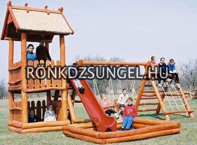 Fajátékok, játékomplexumok, gyerekbungallók-17