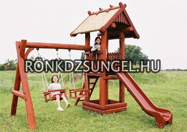 Fajátékok, játékomplexumok, gyerekbungallók-26